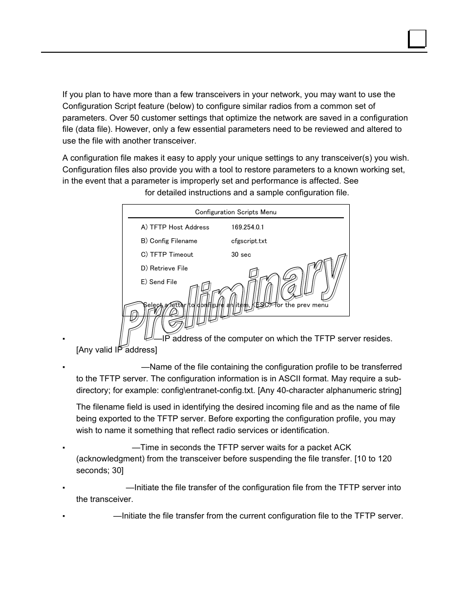 Configuration scripts menu | GE GFK-2489 User Manual | Page 86 / 184