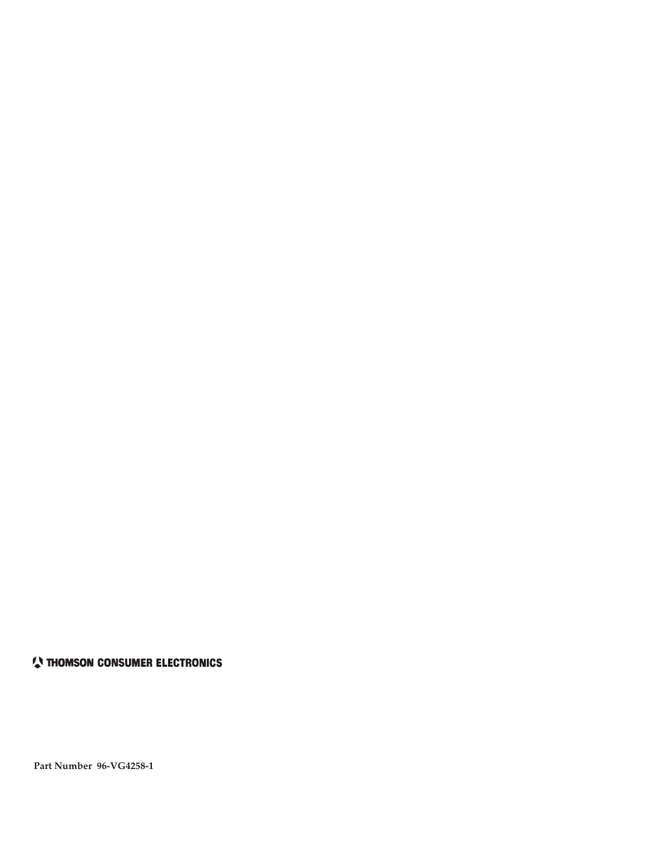 GE VG4258 User Manual | Page 44 / 44