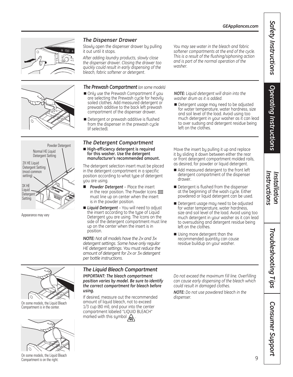 GE WBVH5300 User Manual | Page 9 / 52