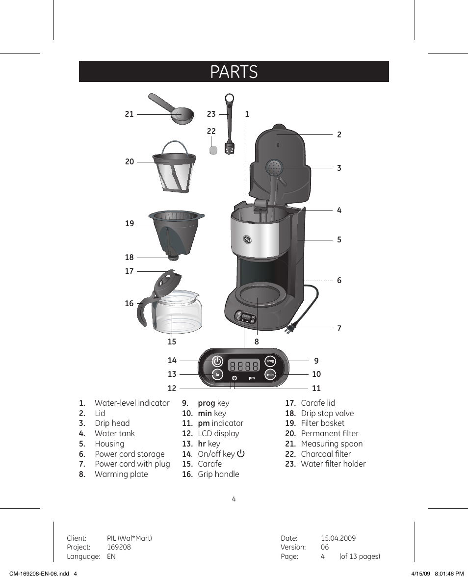 Parts | GE 681131692083 User Manual | Page 4 / 13