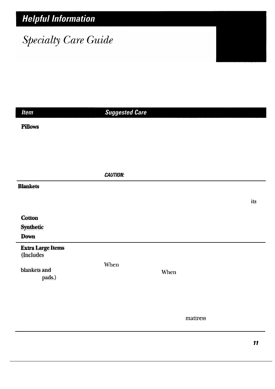 GE DBLR453ET User Manual | Page 11 / 24