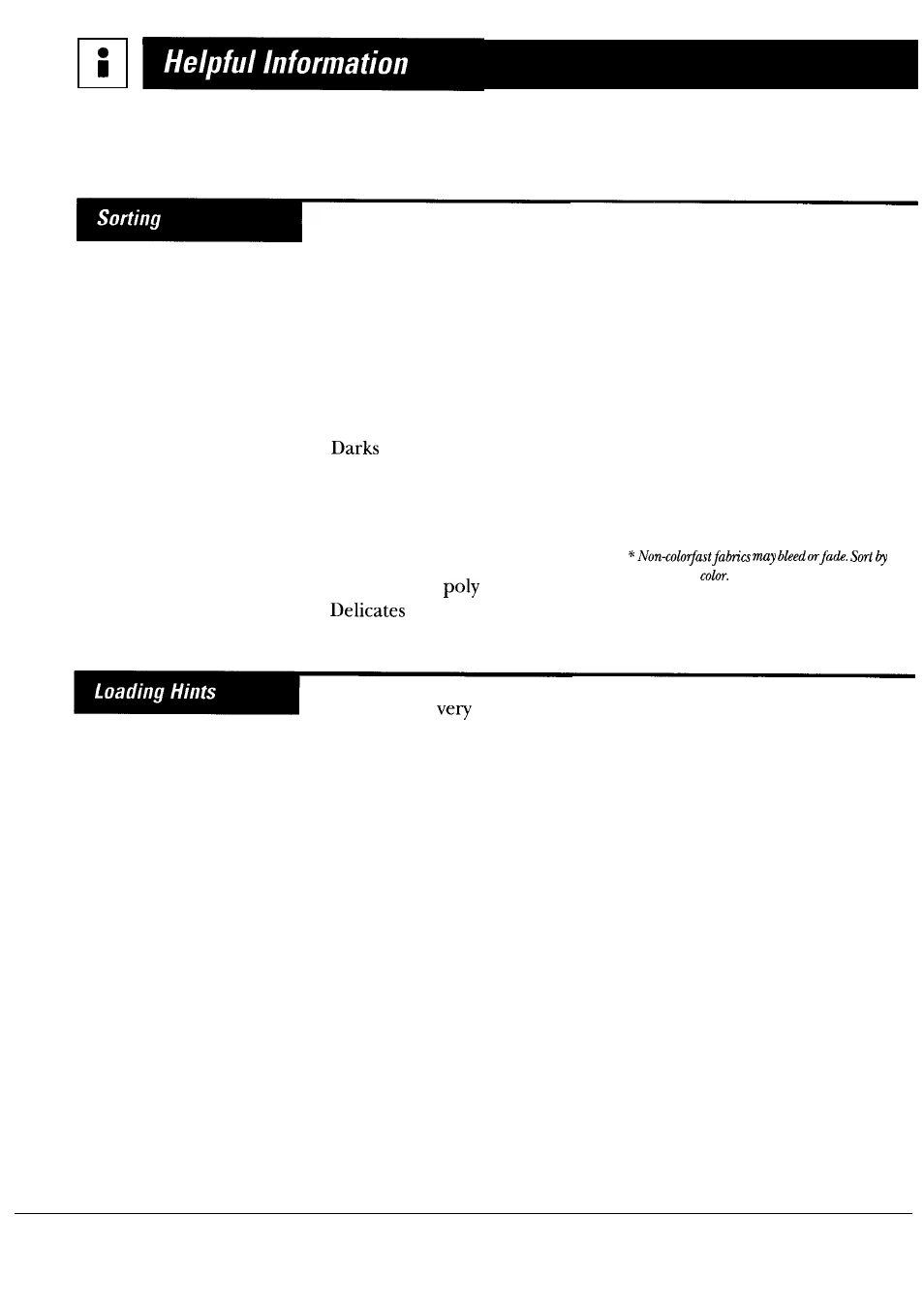 Loading | GE DBLR453ET User Manual | Page 12 / 24
