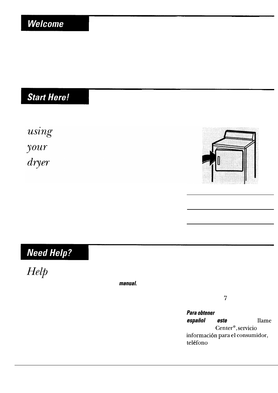 Before | GE DBLR453ET User Manual | Page 2 / 24