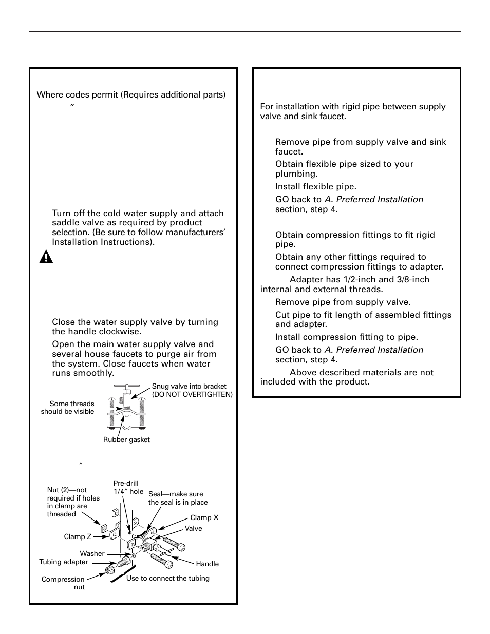 Danger | GE PNRQ20FRI User Manual | Page 10 / 84