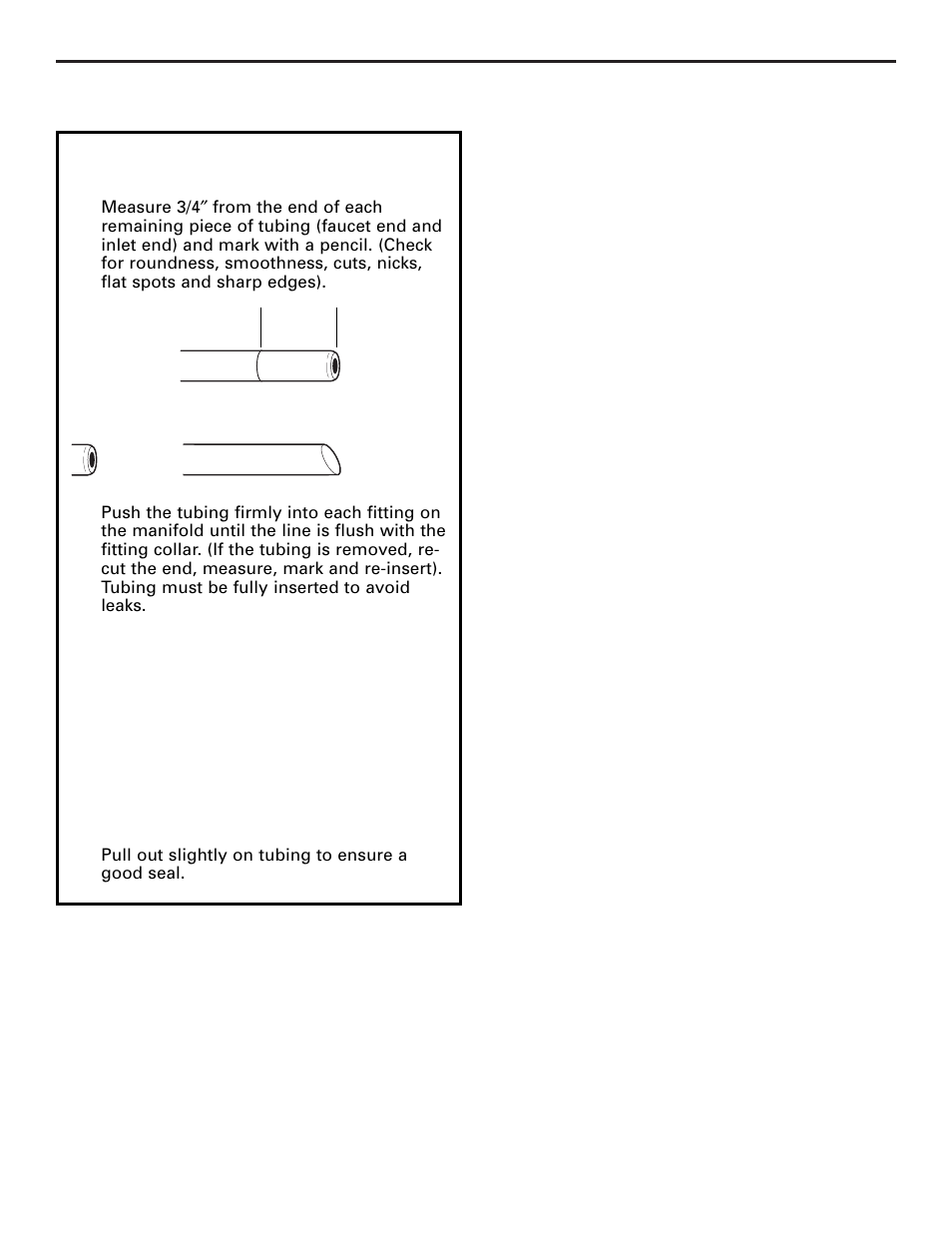 Installation instructions, Tubing and flow restrictor installation | GE PNRQ20FRI User Manual | Page 12 / 84