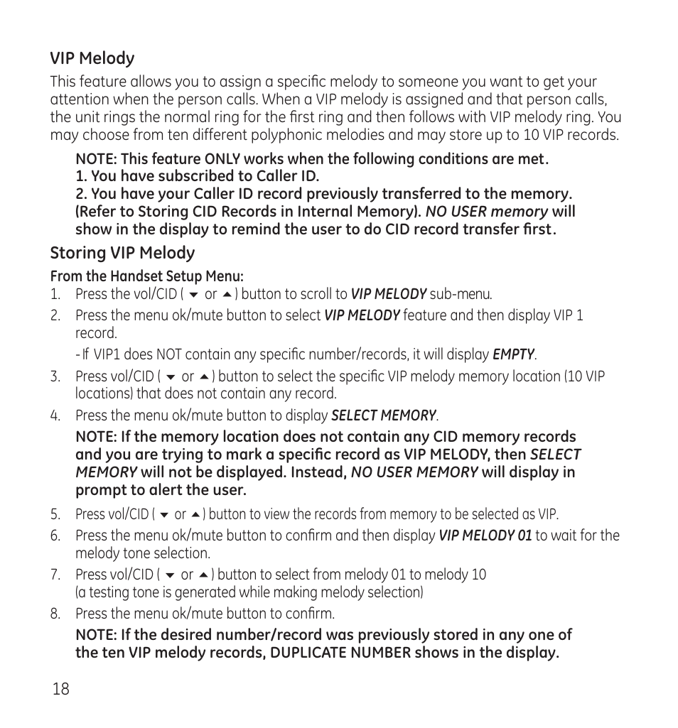 GE 28118 User Manual | Page 18 / 104