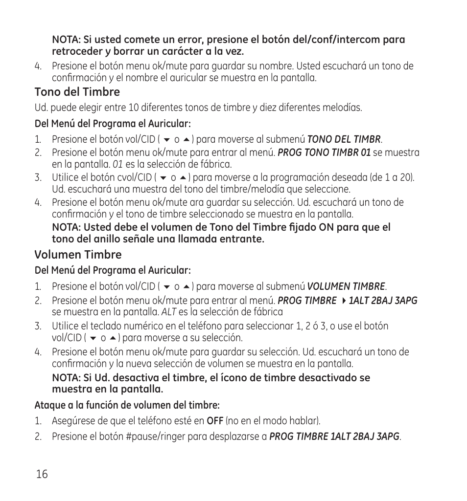 GE 28118 User Manual | Page 68 / 104