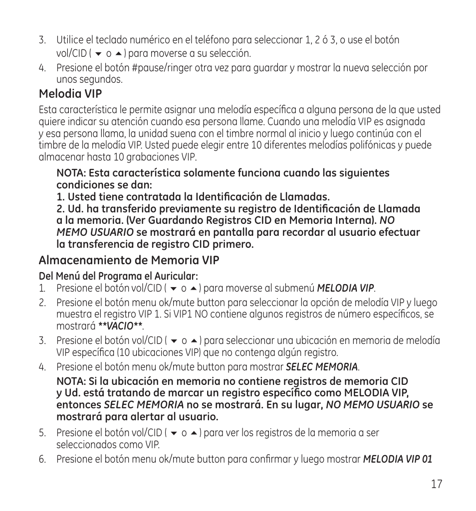 GE 28118 User Manual | Page 69 / 104