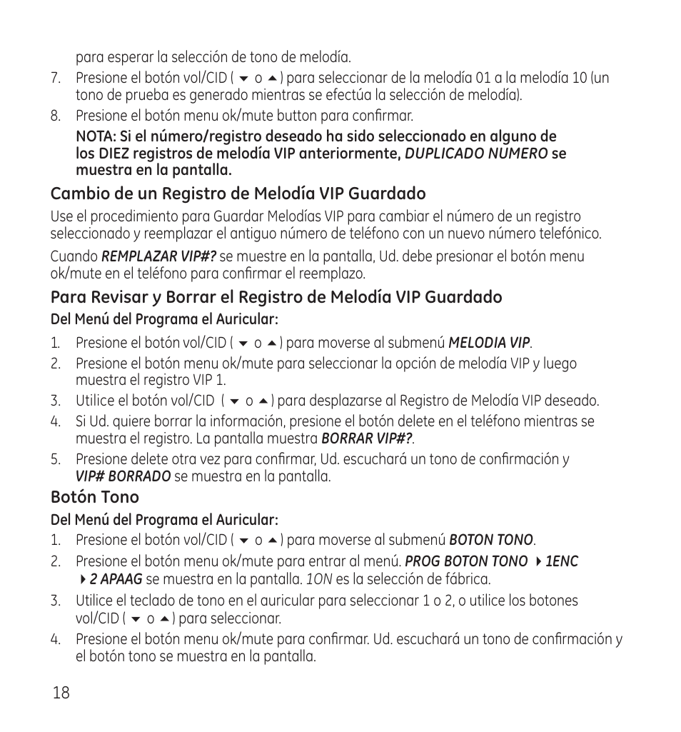 GE 28118 User Manual | Page 70 / 104