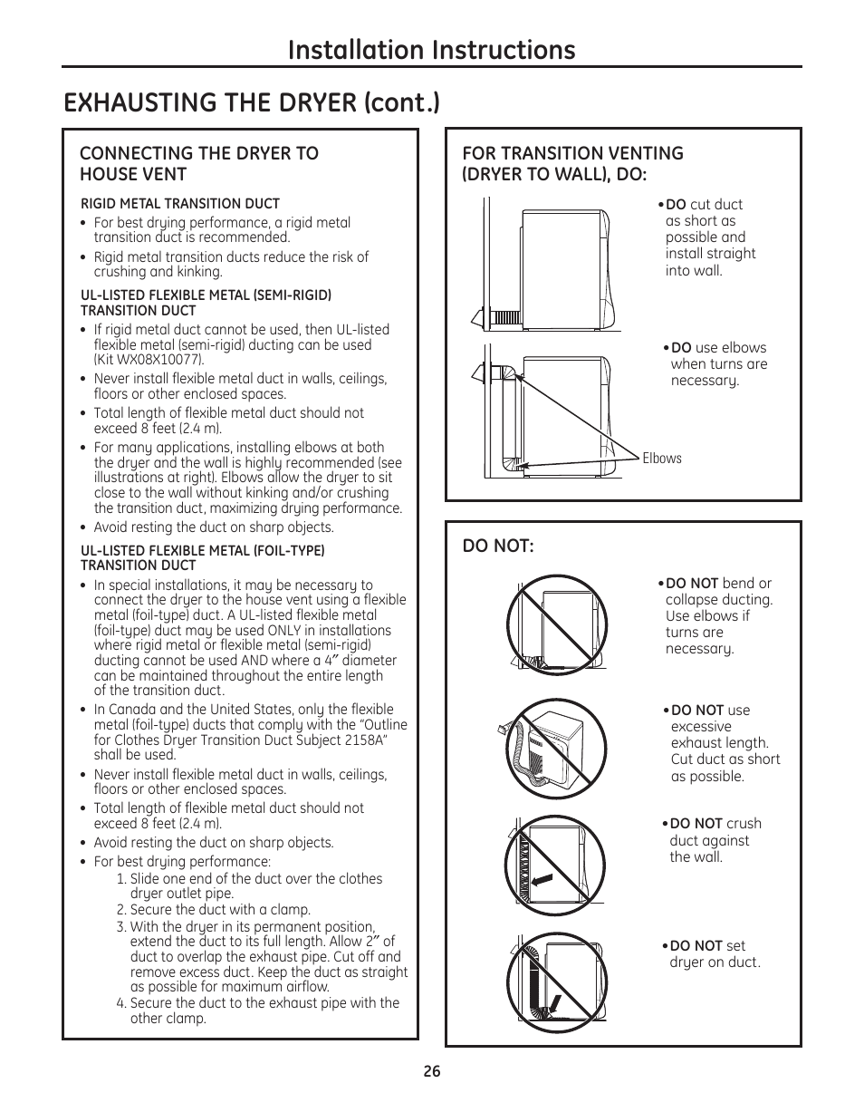 GE PFMN445 User Manual | Page 26 / 156