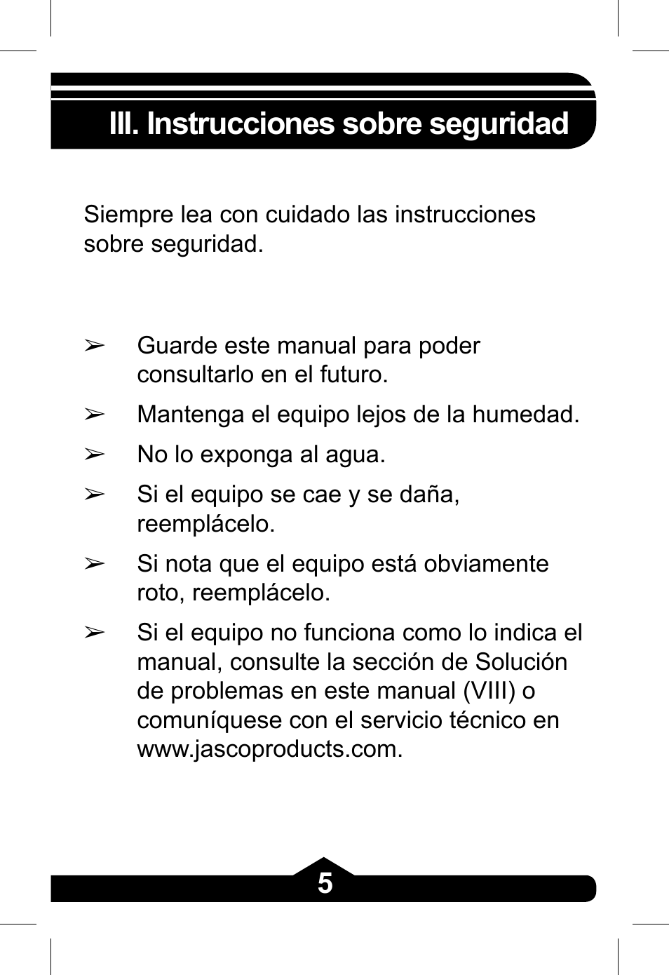 Iii. instrucciones sobre seguridad | GE 97845 - green User Manual | Page 18 / 26