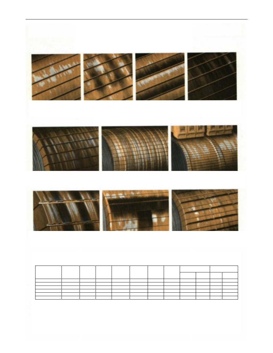 Commutator check chart, For comparing commutator surface markings, Satisfactory commutator surfaces | Watch for these danger | GE GEH-5304A User Manual | Page 33 / 45