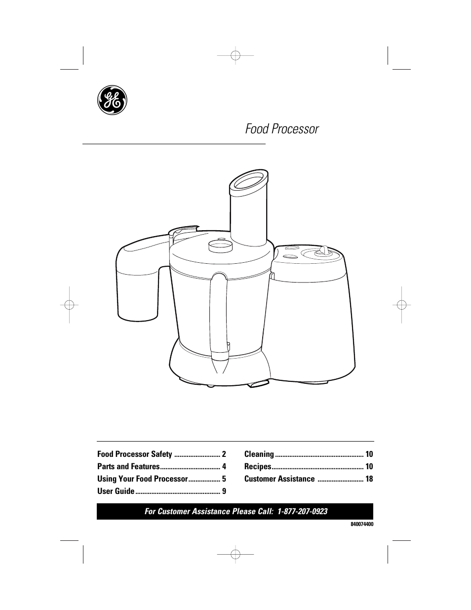 GE 840074400 User Manual | 36 pages