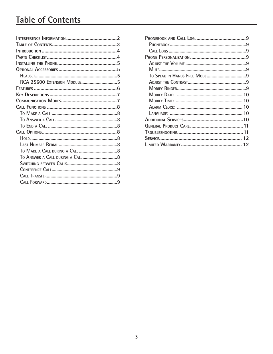 GE 25600 MGCP User Manual | Page 3 / 14