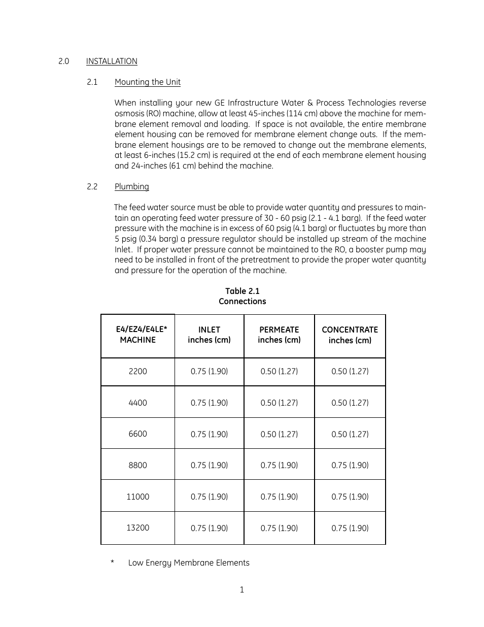 GE E4LE User Manual | Page 6 / 33