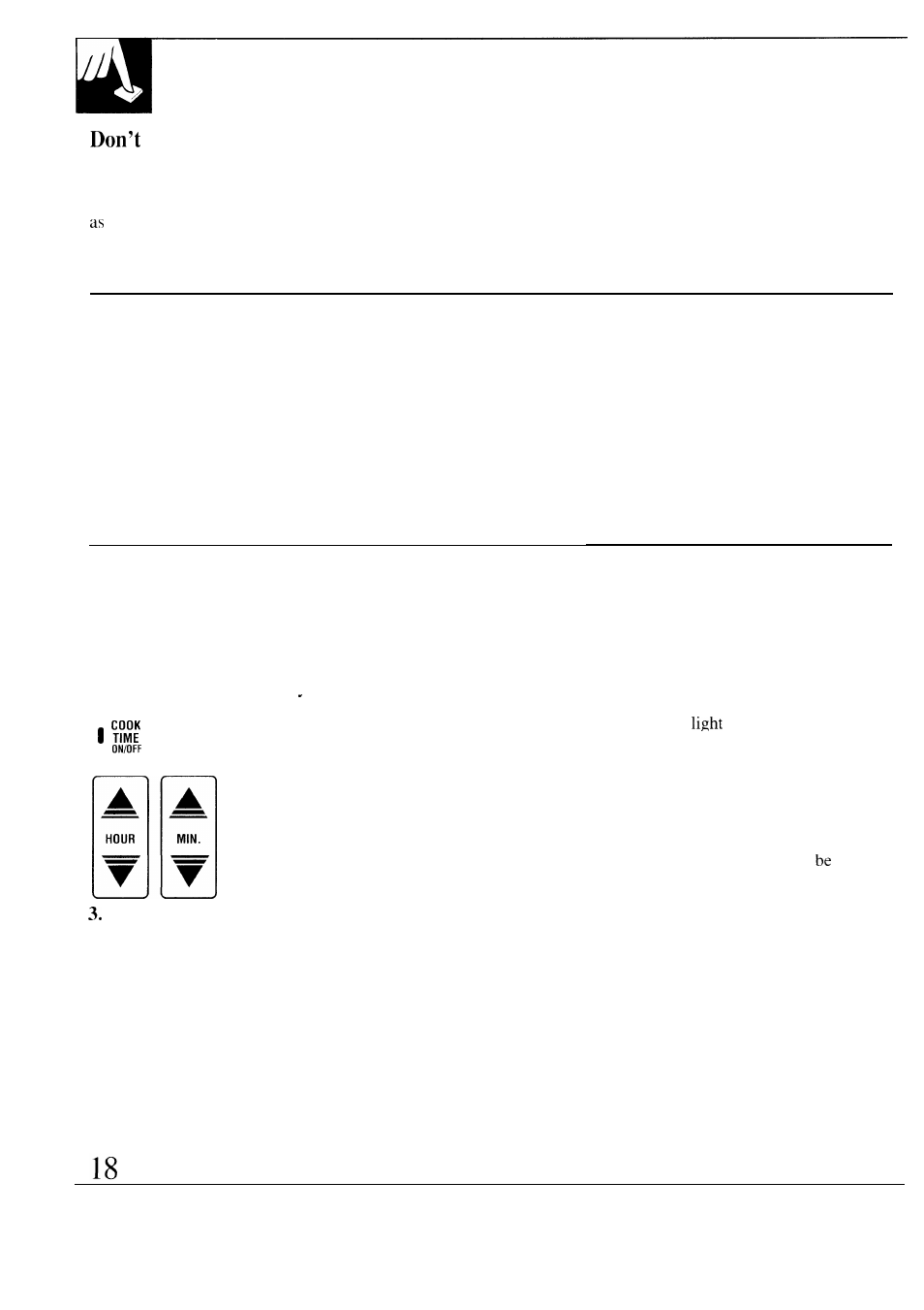 Timed baking ,19, Baking, Timed baking | A a 2 | GE 49-8549 User Manual | Page 18 / 40