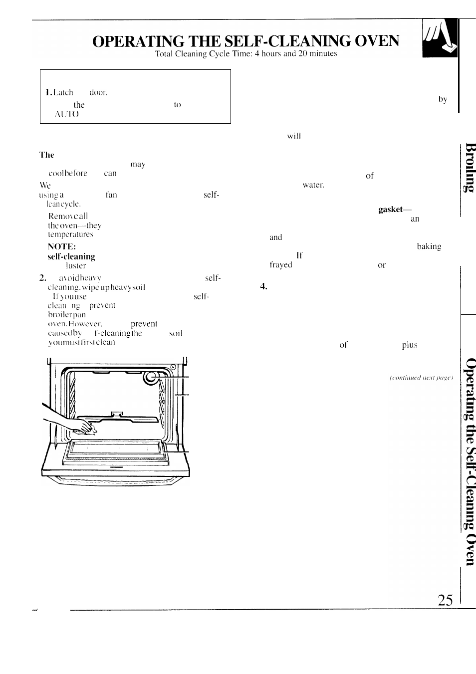 Self-cleaning instructions -28, Instructions -28, Before a clean cycle | GE 49-8549 User Manual | Page 25 / 40