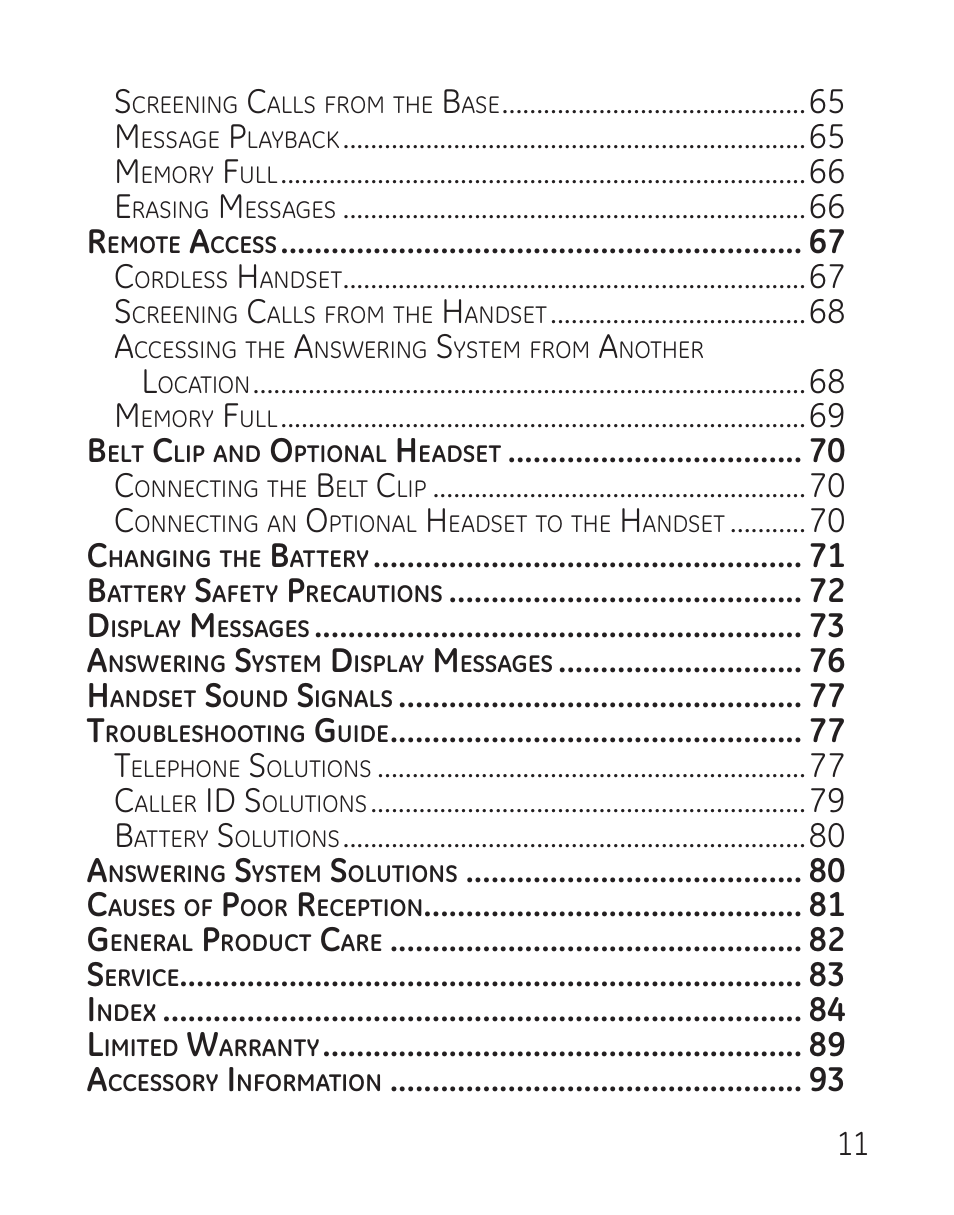 Id s | GE 27907 Series User Manual | Page 11 / 94