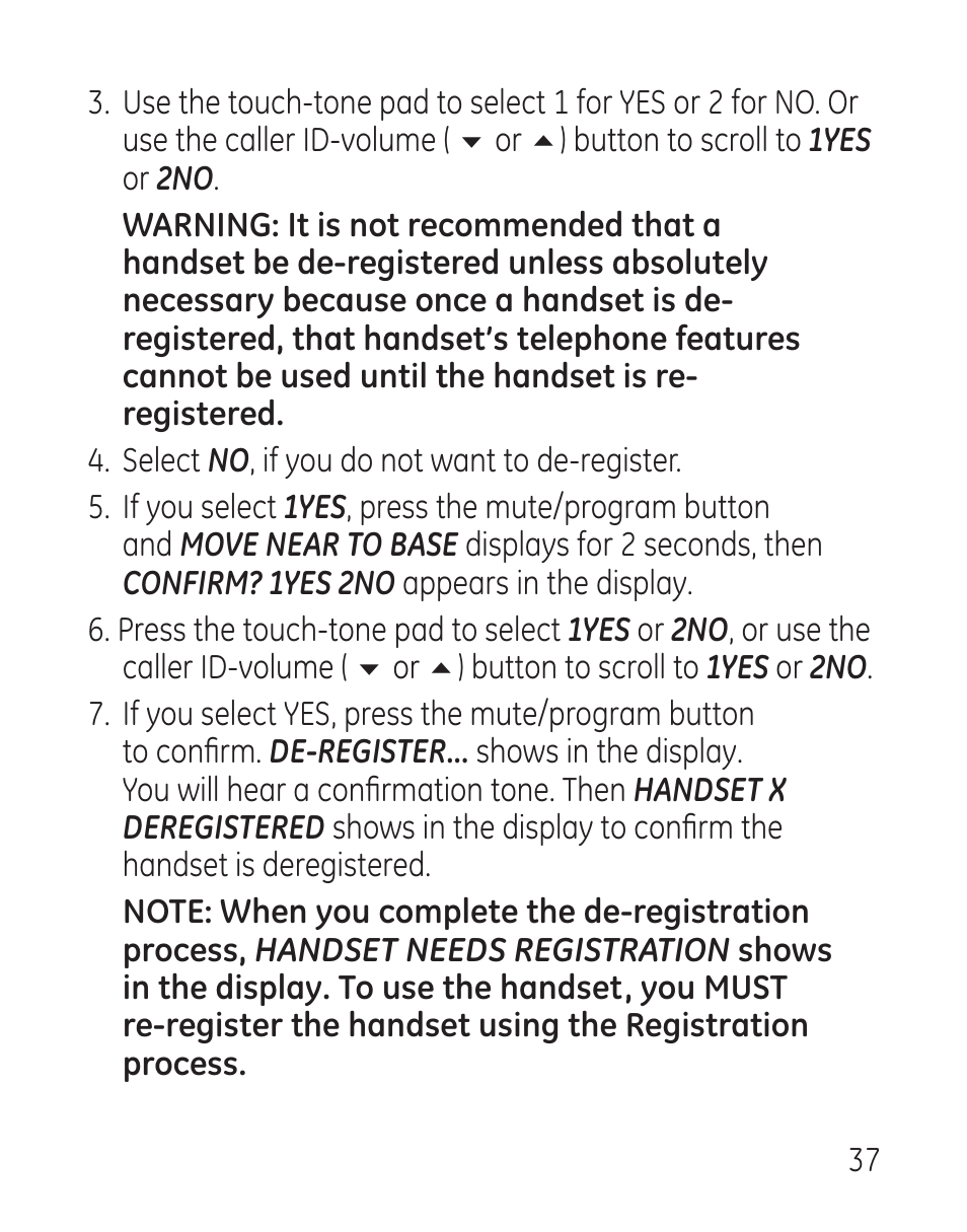 GE 27907 Series User Manual | Page 37 / 94