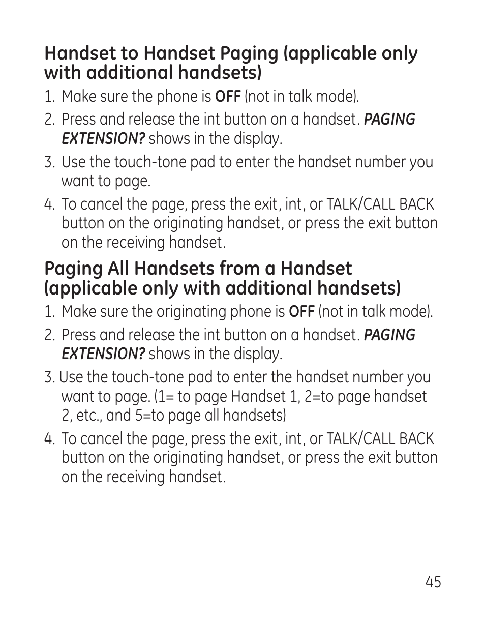 GE 27907 Series User Manual | Page 45 / 94