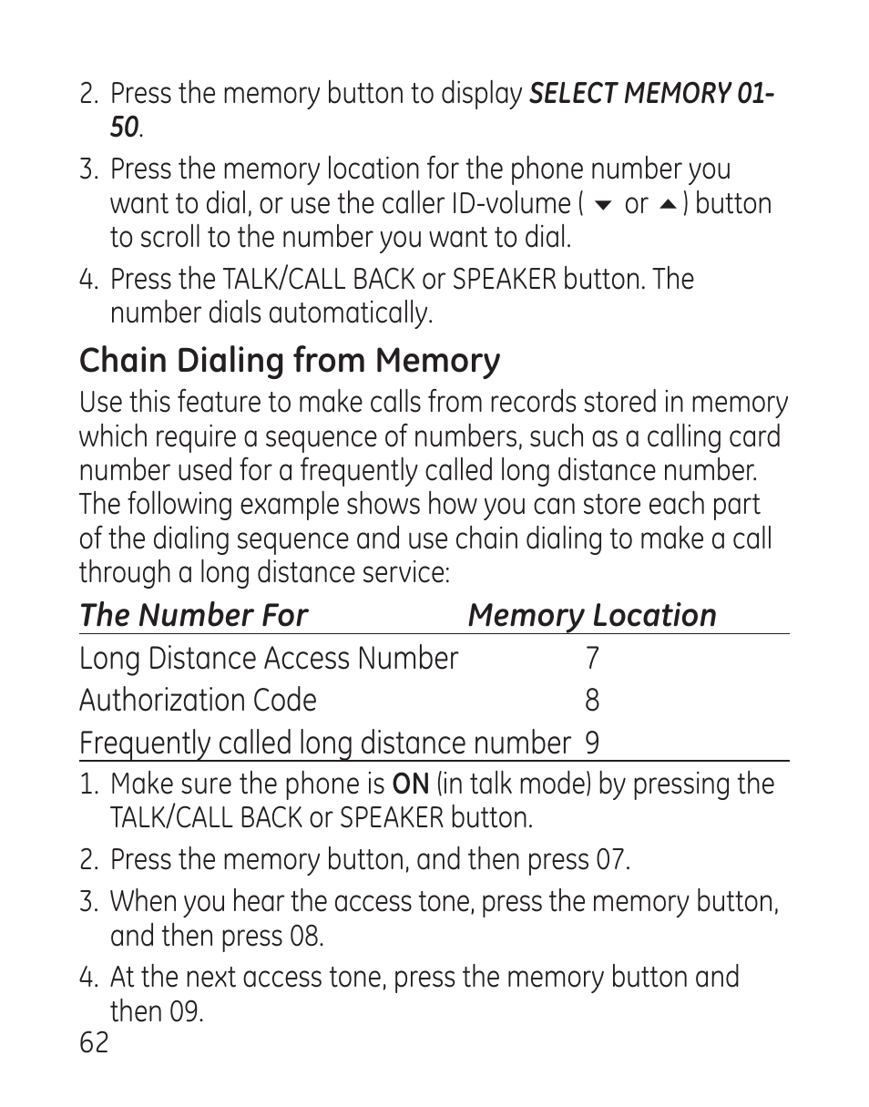 GE 27907 Series User Manual | Page 62 / 94