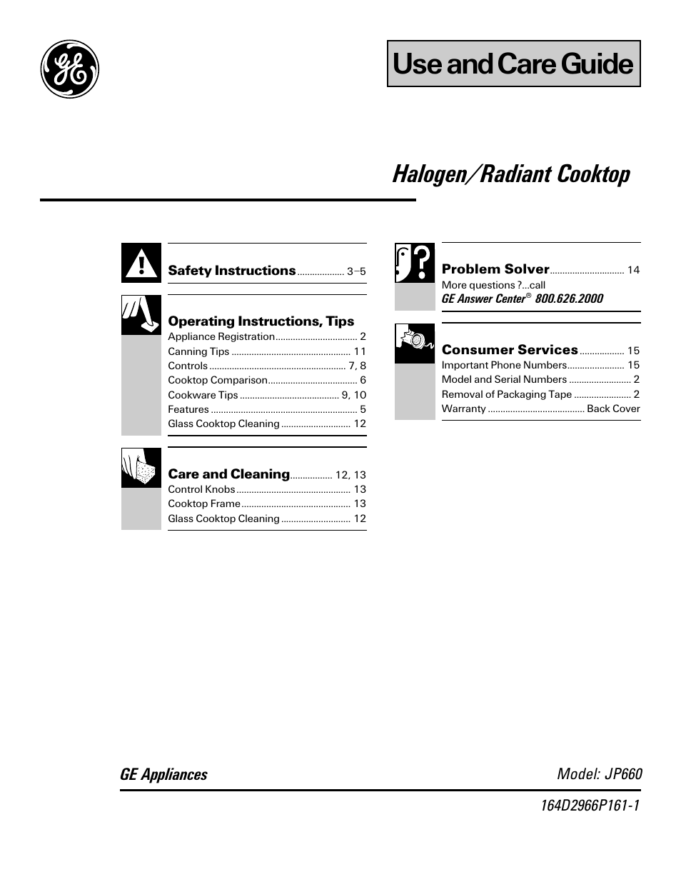 GE 164D2966P161-1 User Manual | 16 pages