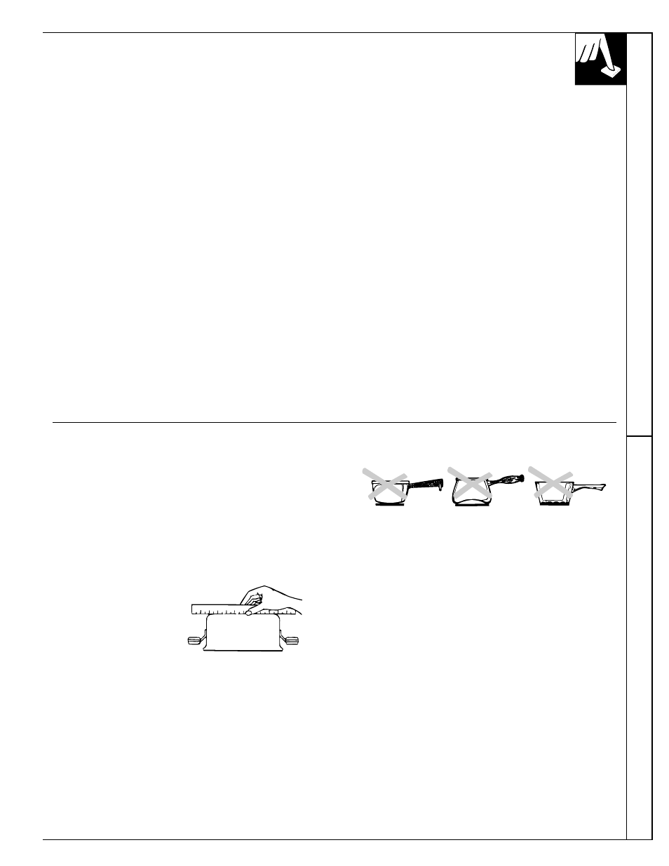 Cookware tips, Cookware tips , 10, Contr ol knobs cookwar e t ips | GE 164D2966P161-1 User Manual | Page 9 / 16