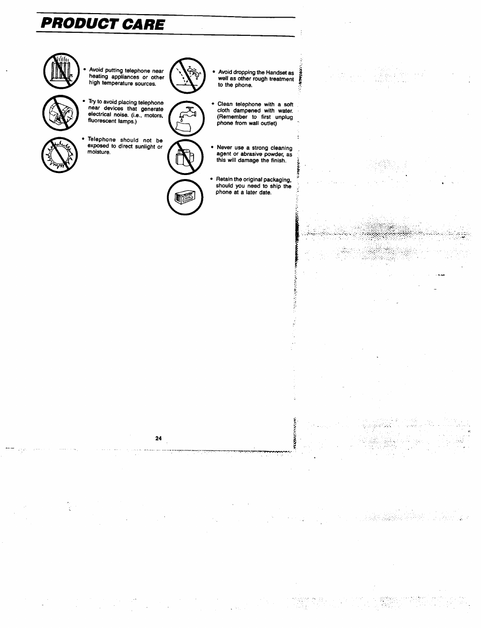 Product care | GE 2-9435 User Manual | Page 23 / 29