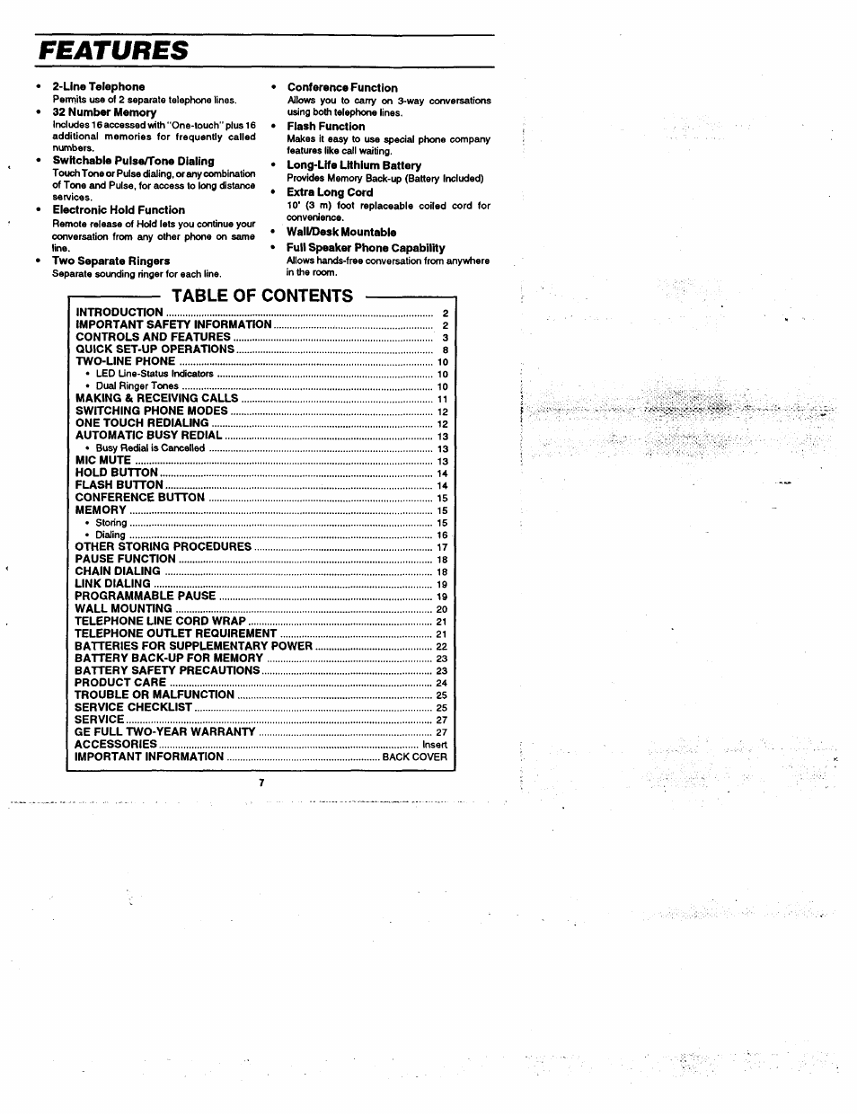 GE 2-9435 User Manual | Page 6 / 29