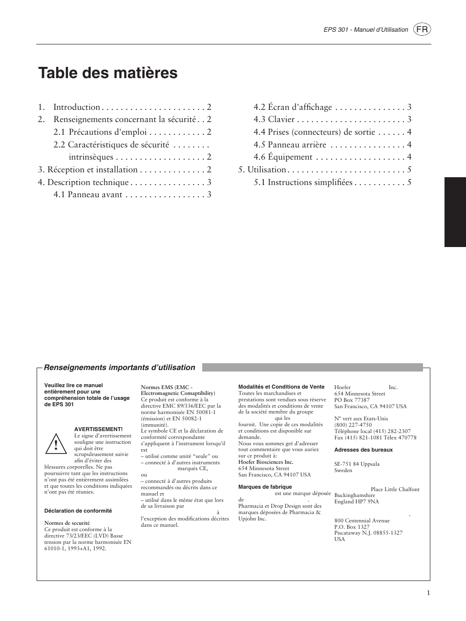 GE ELECTROPHORESIS EPS 301 User Manual | Page 13 / 38