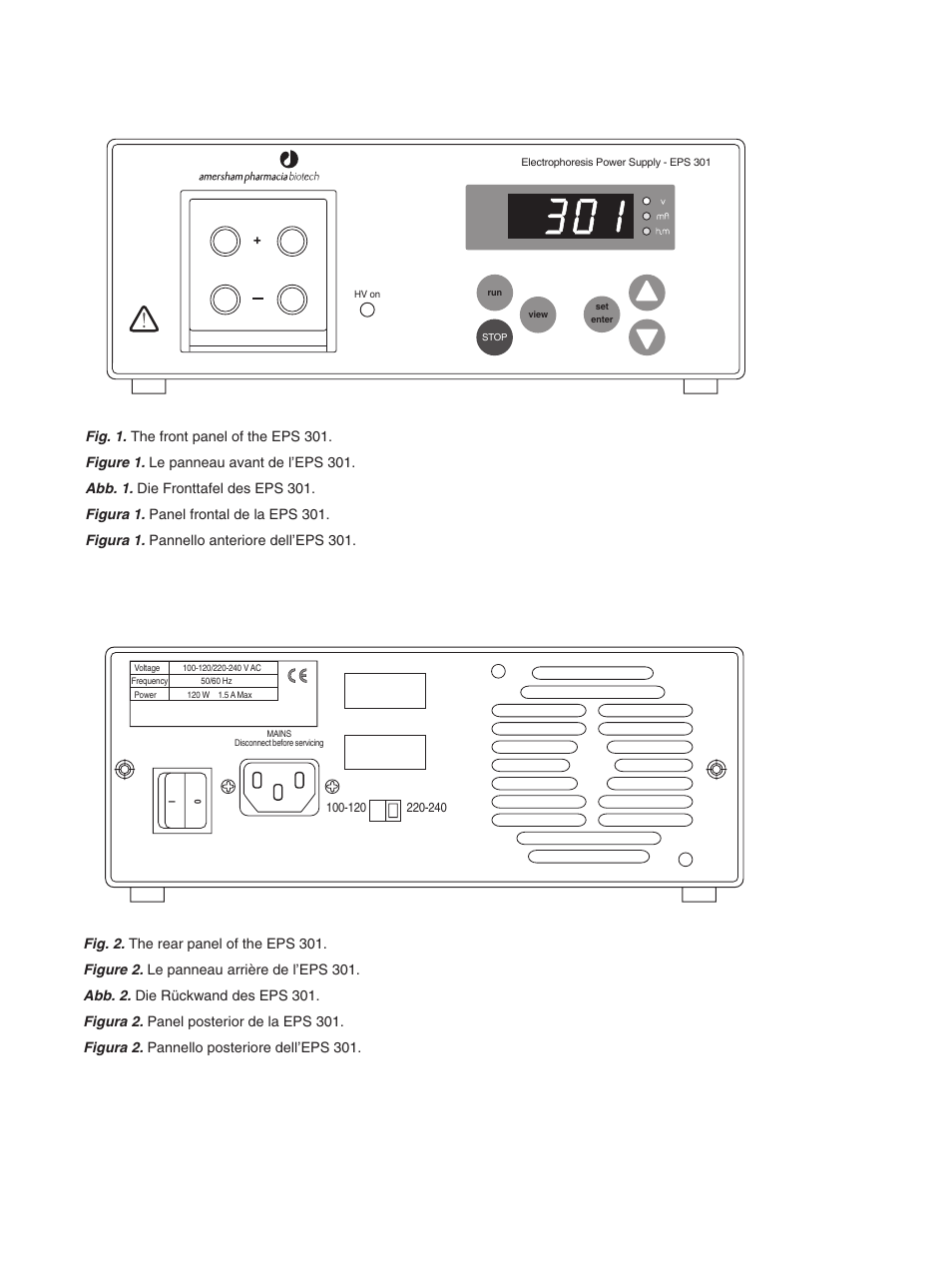 GE ELECTROPHORESIS EPS 301 User Manual | Page 2 / 38