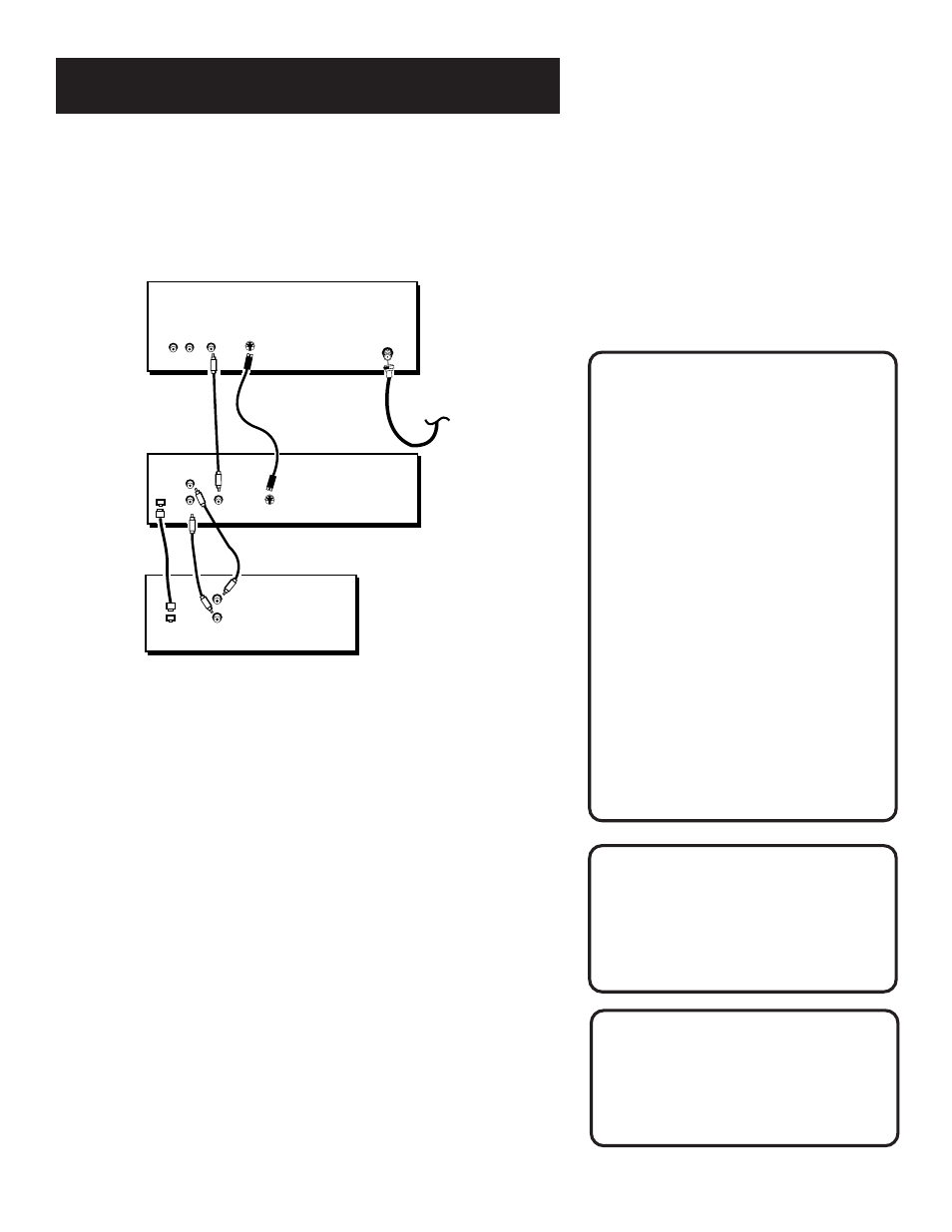 Dvd player + tv with a/v input jacks, Connections, Dvd player + tv + dolby digital receiver | Best picture and sound quality), Dolby digital, Caution, Please read before using the digital out jack | GE GE1100P User Manual | Page 14 / 56