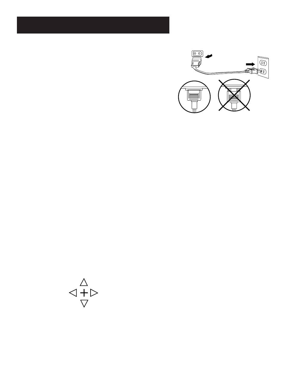 Other language options, Connect the ac power cord, Connections | Setting up the menu languages, Menu system navigation tool | GE GE1100P User Manual | Page 16 / 56