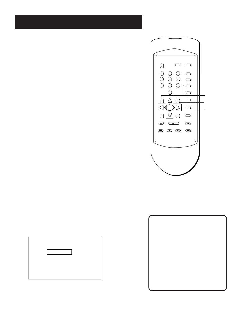 Selecting a title using the title button, Using a dvd’s author menu, Playing dvds | Initialized settings | GE GE1100P User Manual | Page 22 / 56
