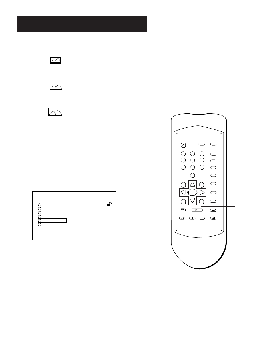 Using the setup menu, Turning the on-screen messages feature on or off, A little more about your options | Letterbox), Pan/scan), Widescreen), Select this for wide-screen televisions, Select osd display from the setup menu | GE GE1100P User Manual | Page 43 / 56