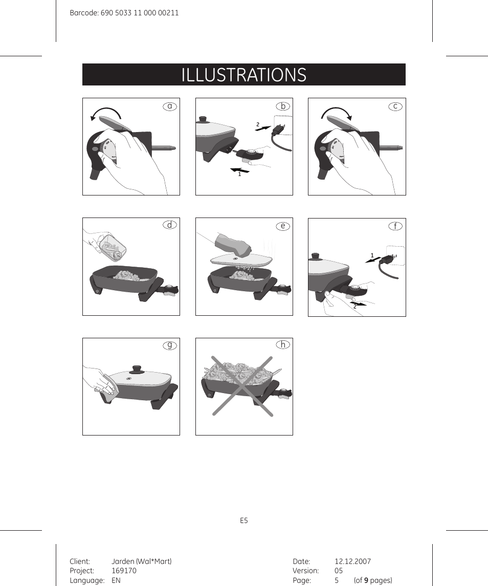 Illustrations | GE 169122 User Manual | Page 5 / 9