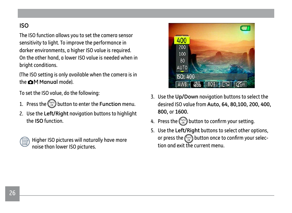 GE A1250 User Manual | Page 30 / 106