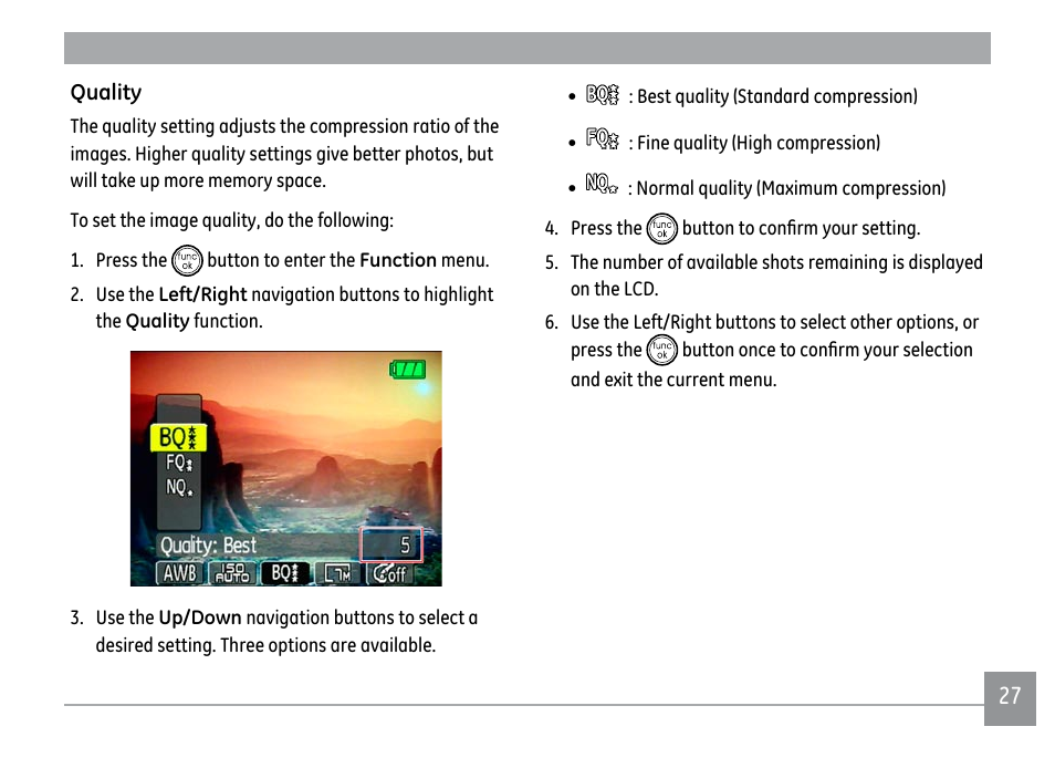 GE A1250 User Manual | Page 31 / 106
