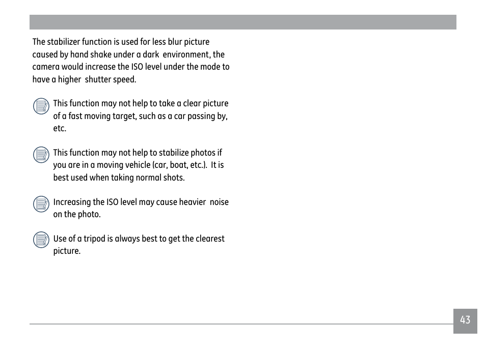 GE A1250 User Manual | Page 47 / 106