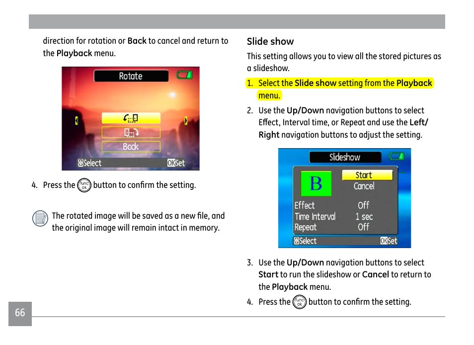 GE A1250 User Manual | Page 70 / 106