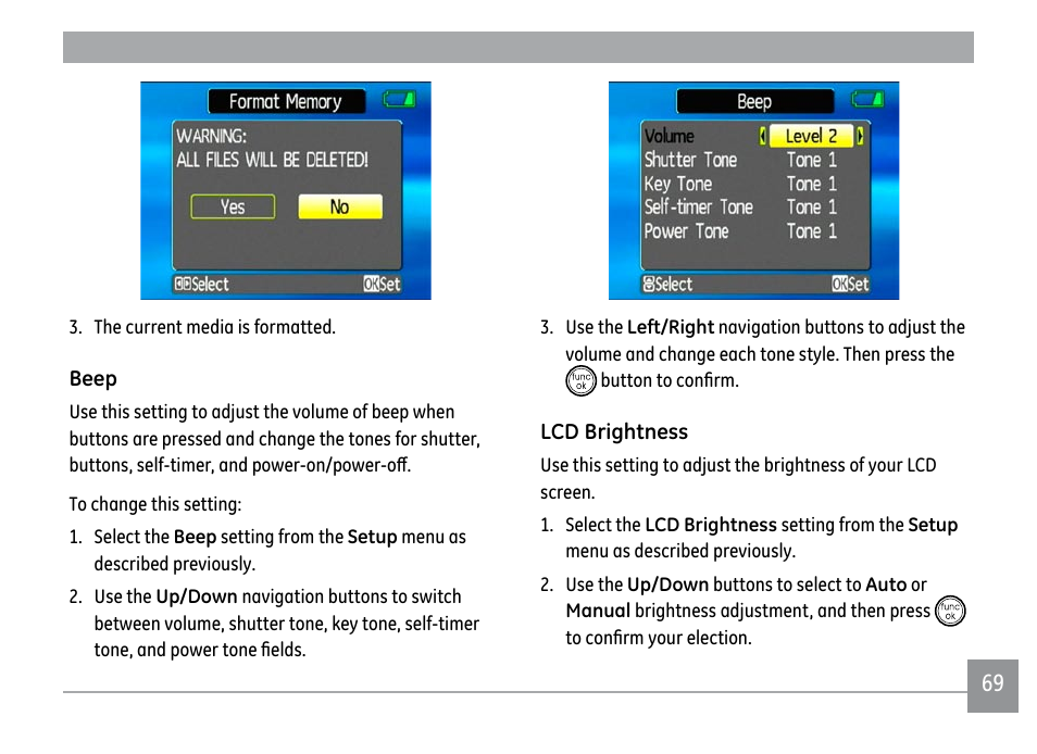 GE A1250 User Manual | Page 73 / 106