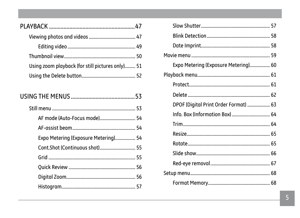 GE A1250 User Manual | Page 9 / 106