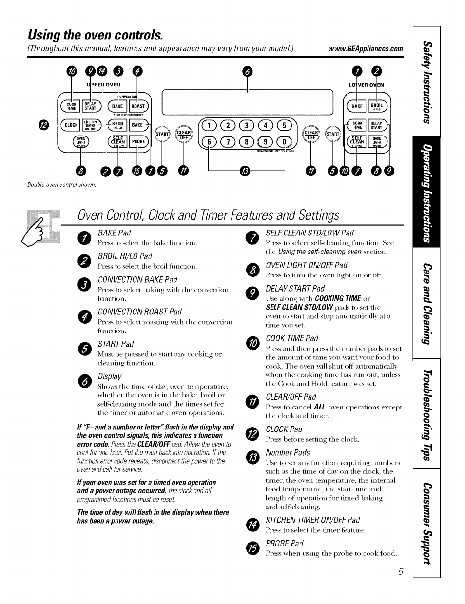 D (d cd cd | GE J7912-30" User Manual | Page 5 / 32