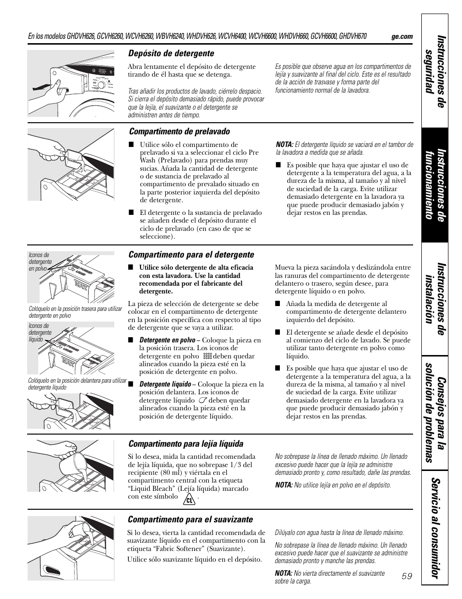 GE GBVH5140 User Manual | Page 59 / 76