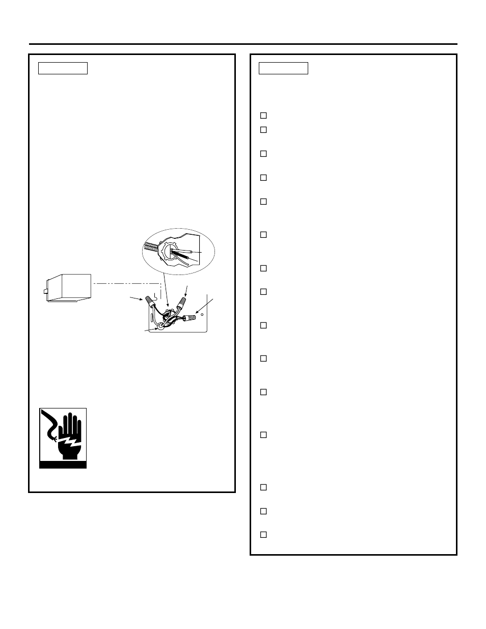 Installation instructions, Warning, Step 16 pre-test check list | Step 15 connect power supply | GE PDW8100 User Manual | Page 11 / 12