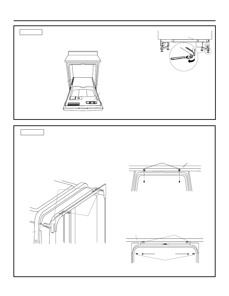 Important, Installation instructions | GE PDW8100 User Manual | Page 9 / 12