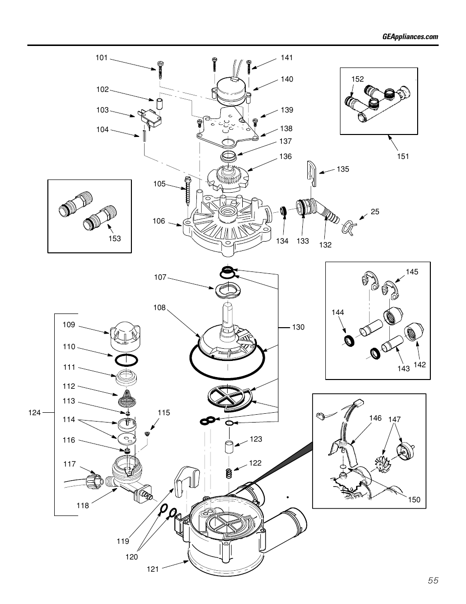 GE GXSF31E User Manual | Page 55 / 60