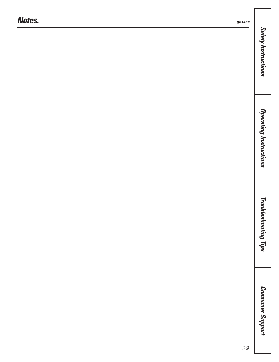 GE MFL38211602 User Manual | Page 29 / 32