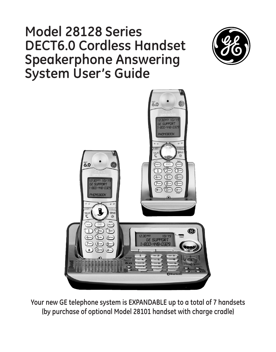 GE DECT6.0 28128 User Manual | 66 pages