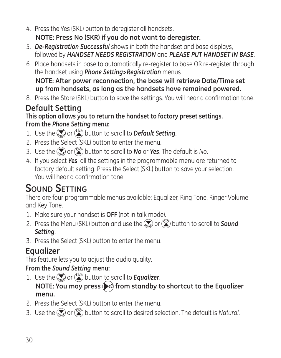 GE DECT6.0 28128 User Manual | Page 30 / 66